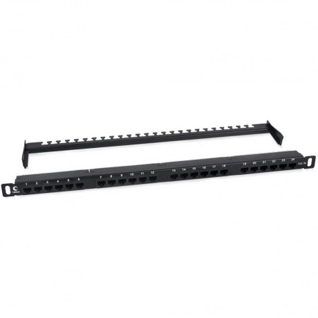 Патч-панель Cabeus PLHD-24-Cat.5e-Dual-180-0,5U