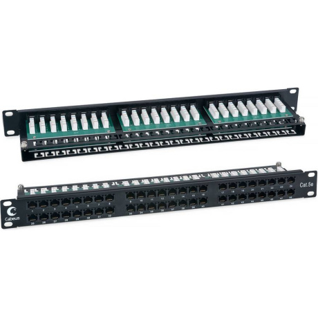 Патч-панель Cabeus PLHD-48-CAT.5E-DUAL