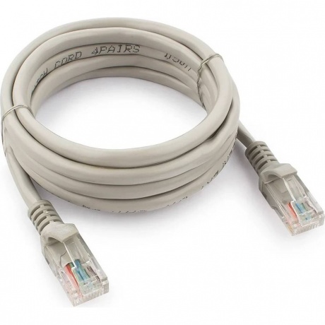 Патч-корд Cablexpert UTP PP12-2M кат.5, 2м, литой, многожильный (серый)