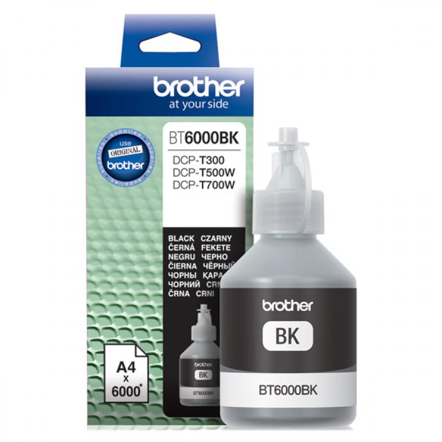 Картридж Brother BT6000BK для Brother DCP-T300/T500W/T700W, черный магнезия в пластиковом контейнере