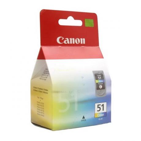 Картридж Canon CL-51 (0618B001) для Canon MP450/150/170/iP6220D/6210D/2200, цветной - фото 2