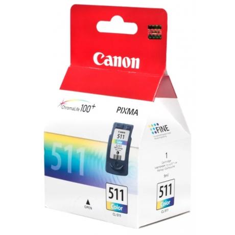 Картридж Canon CL-511 (2972B007) для Canon MP240/MP260/MP480, цветной - фото 3