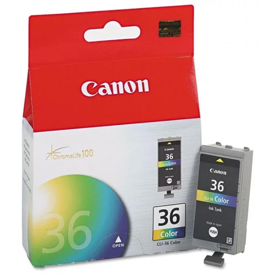 Картридж Canon CLI-36 (1511B001) для Canon Pixma 260mini, цветной картридж струйный canon cli 36 1511b001 многоцветный для canon pixma 260mini