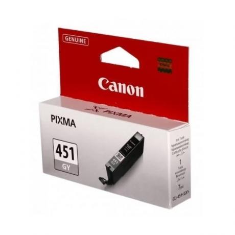Картридж Canon CLI-451GY (6527B001) для Canon Pixma MG6340, серый - фото 2