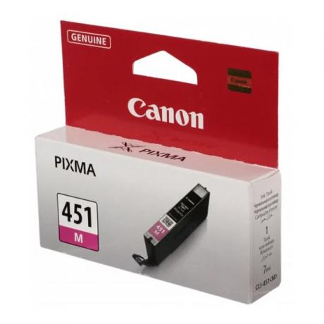 Картридж Canon CLI-451M (6525B001) для Canon Pixma iP7240/MG6340/MG5440, пурпурный - фото 3