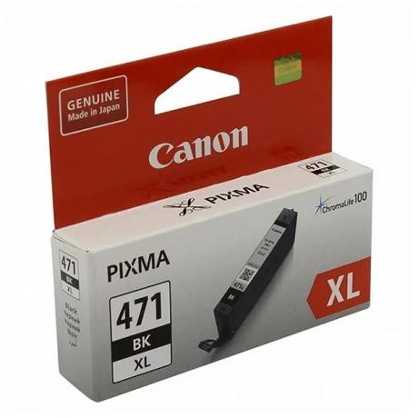 Картридж Canon CLI-471XLBK (0346C001) для Canon Pixma MG5740/MG6840/MG7740, черный - фото 1