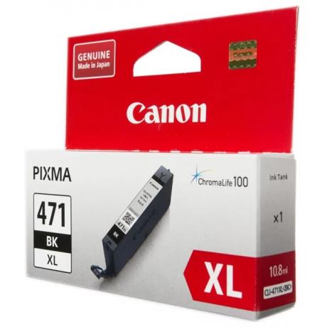 Картридж Canon CLI-471XLBK (0346C001) для Canon Pixma MG5740/MG6840/MG7740, черный - фото 2