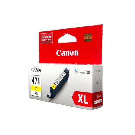 Картридж Canon CLI-471XLY (0349C001) для Canon Pixma MG5740/MG6840/MG7740, желтый - фото 2
