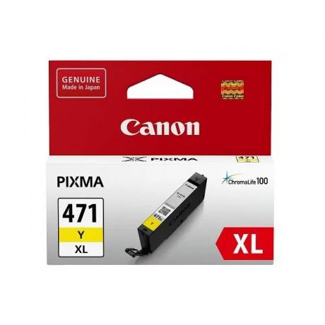 Картридж Canon CLI-471XLY (0349C001) для Canon Pixma MG5740/MG6840/MG7740, желтый - фото 3
