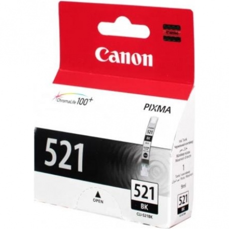 Картридж Canon CLI-521BK (2933B004) для Canon iP3600/4600/MP540/620/630/980, черный - фото 2