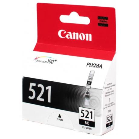 Картридж Canon CLI-521BK (2933B004) для Canon iP3600/4600/MP540/620/630/980, черный - фото 2