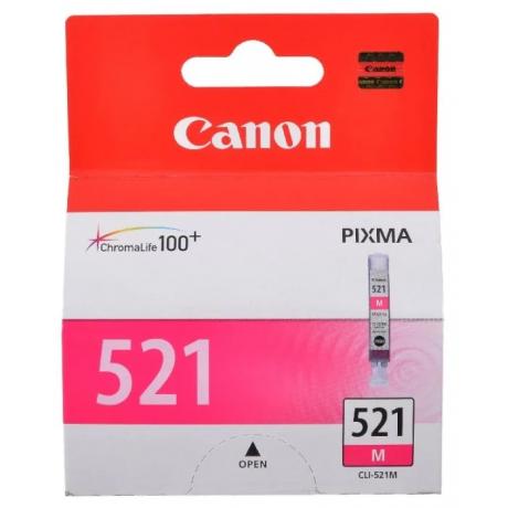 Картридж Canon CLI-521M (2935B004) для Canon iP3600/4600/MP540/620/630/980, пурпурный - фото 3