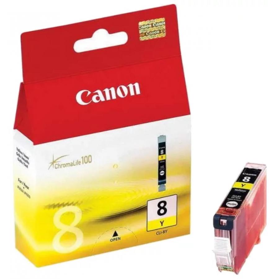 цена Картридж Canon CLI-8Y (0623B024) для Canon iP6600D/4200/5200/5200R, желтый