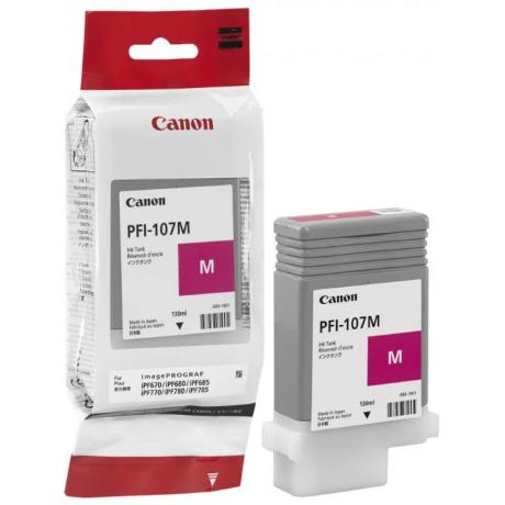 Картридж Canon PFI-107M (6707B001) для Canon iP F680/685/780/785, пурпурный - фото 1