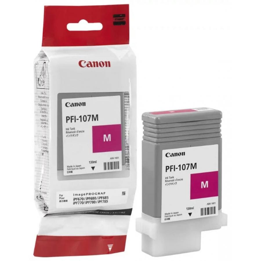 Картридж Canon PFI-107M (6707B001) для Canon iP F680/685/780/785, пурпурный картридж canon pfi 207 bk для ipf 680 685 780 785 черный 8789b001