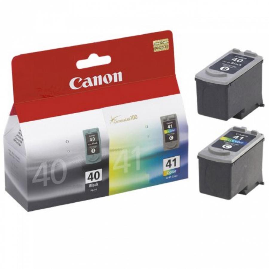 Фото - Картридж Canon PG-40+CL-41 (0615B043) набор для Canon Pixma MP450/150/170, черный/трехцветный картридж canon pg 40 для pixma mp450 150 170 ip6220d 6210d 2200 1600