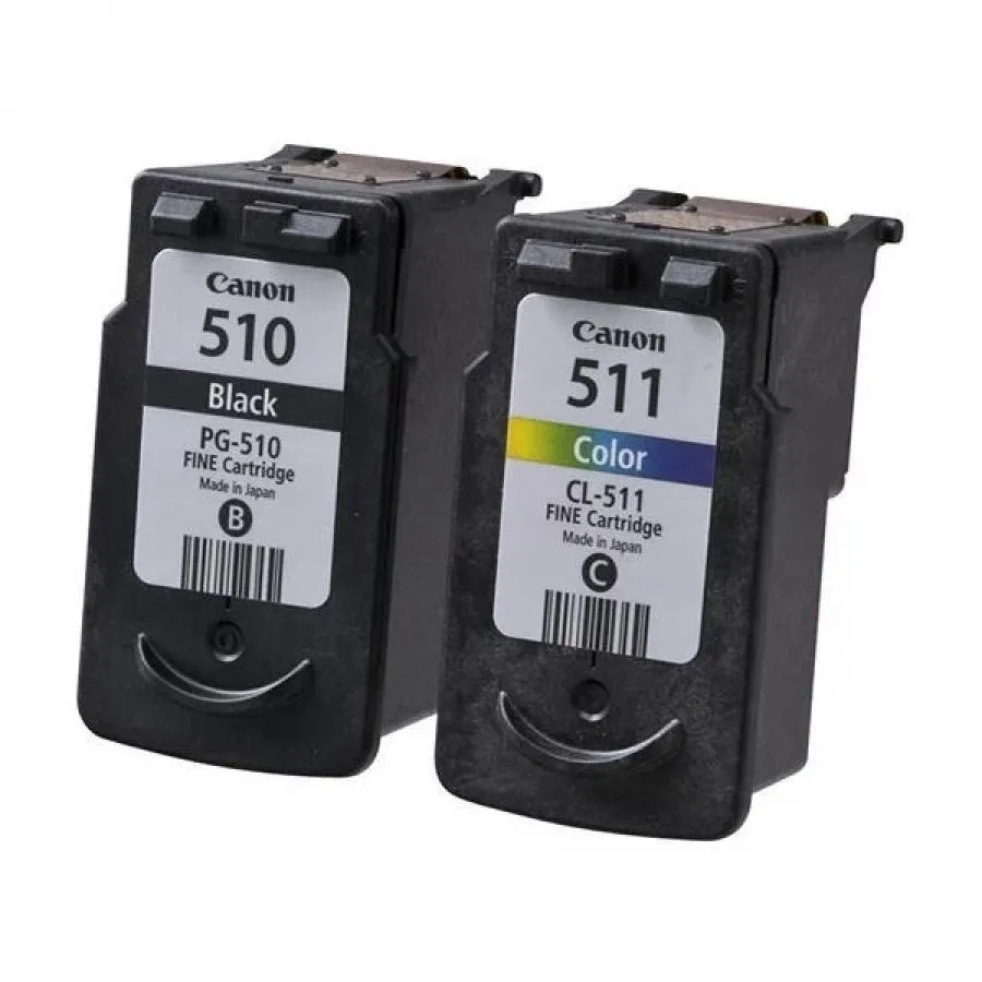 Картридж Canon PG-510/CL-511 (2970B010) набор для Canon 240/260/280/480/495/320/330/340/350/1900/2700, черный/трехцветный - фото 2