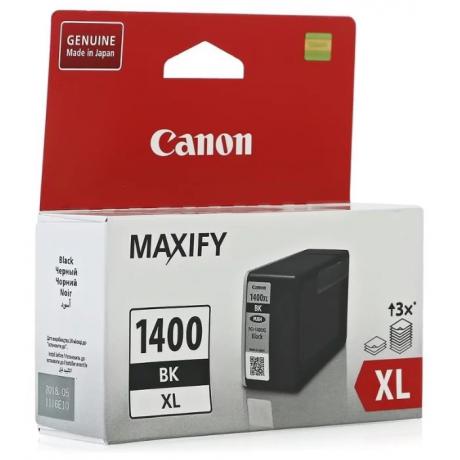 Картридж Canon PGI-1400BK XL (9185B001) для Canon Maxify МВ2040/2340, черный - фото 1