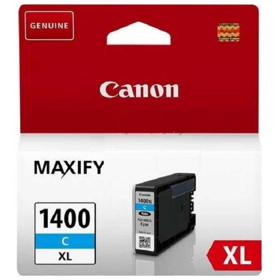Картридж Canon PGI-1400C XL (9202B001) для Canon Maxify МВ2040/2340, голубой картридж canon pgi 1400c xl cyan для maxify мв2040 мв2340 9202b001