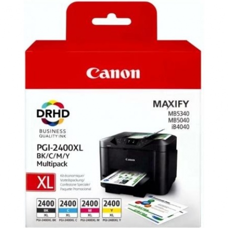 Картридж Canon PGI-2400XL (9257B004) набор для Canon iB4040/МВ5040/5340, черный/голубой/пурпурный/желтый - фото 2