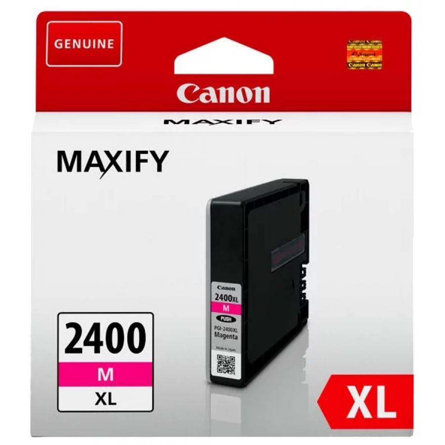 Картридж Canon PGI-2400M XL (9275B001) для Canon iB4040/МВ5040/5340, пурпурный картридж canon pgi 2400m xl 9275b001 для canon ib4040 мв5040 5340 пурпурный