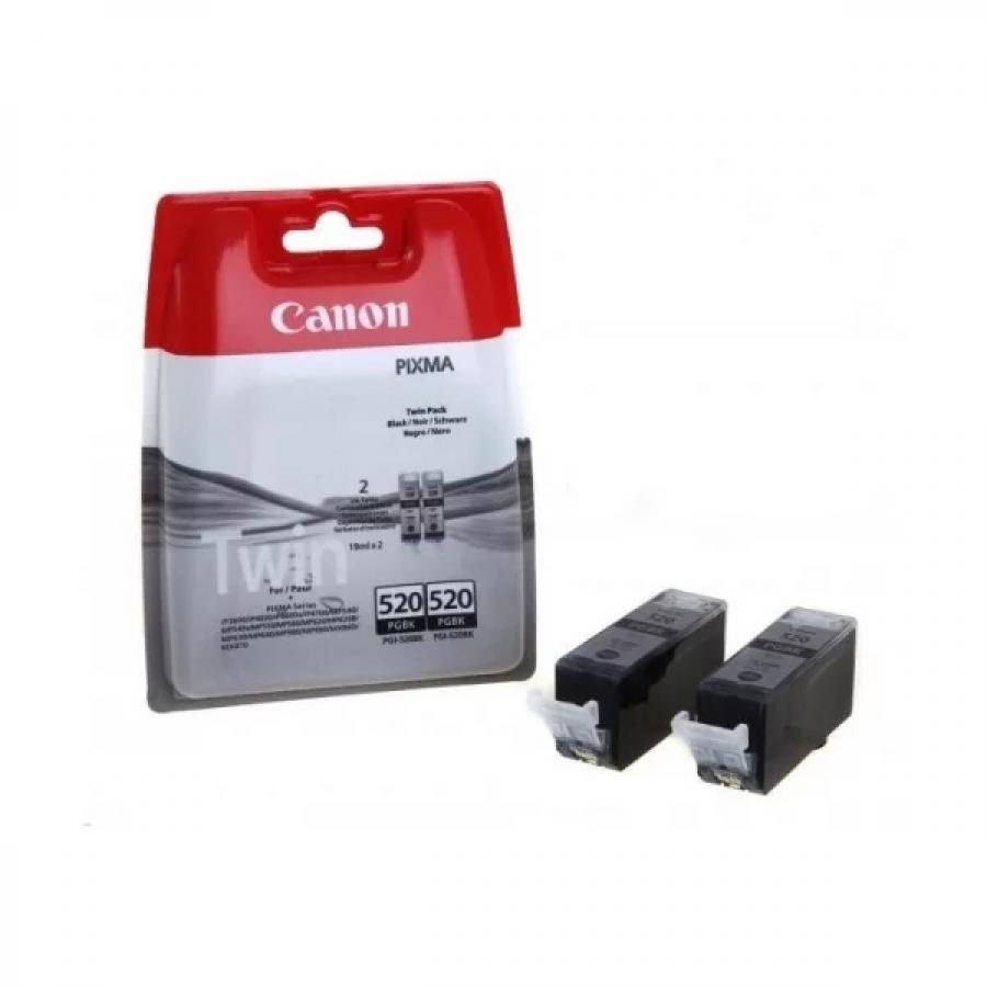 Картридж Canon PGI-520BK (2932B012) x2 для Canon Pixma iP3600/4600/MP540/620, черный картридж canon cli 521m 2935b004 для canon ip3600 4600 mp540 620 630 980 пурпурный