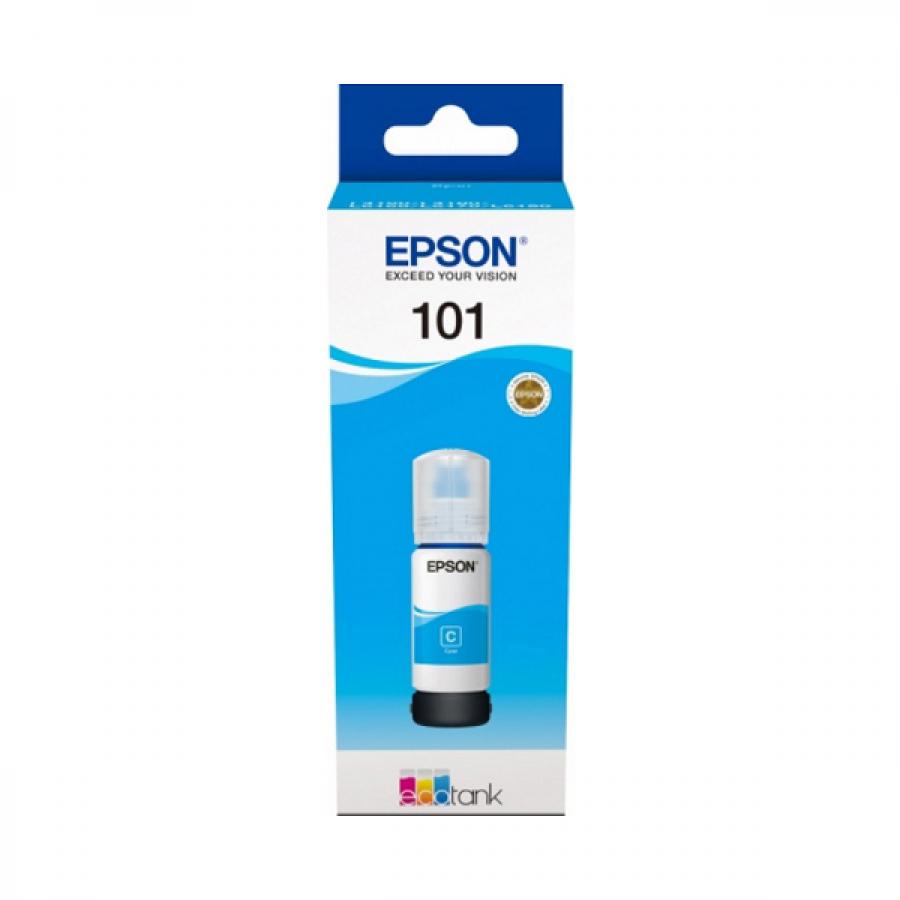 Картридж Epson L101 (C13T03V24A) для Epson L4150/L4160/L6160/L6170/L6190, синий 268 сброс чипа для epson 7 контактные и 9 контактные чернила быстрое для принтеров epson r200 r230 rx620 dx5000 r800 r1800 r2400