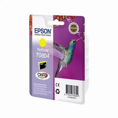 Картридж Epson T0804 (C13T08044011) для Epson P50/PX660, желтый