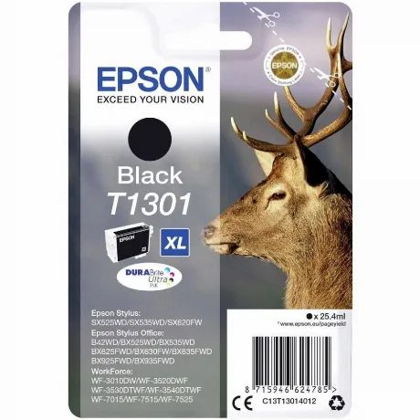 Картридж Epson T1301 (C13T13014012) для Epson B42WD, черный