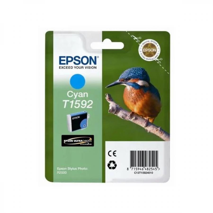 Фото - Картридж Epson T1592 (C13T15924010) для Epson St Ph R2000, голубой картридж epson c13t12814011