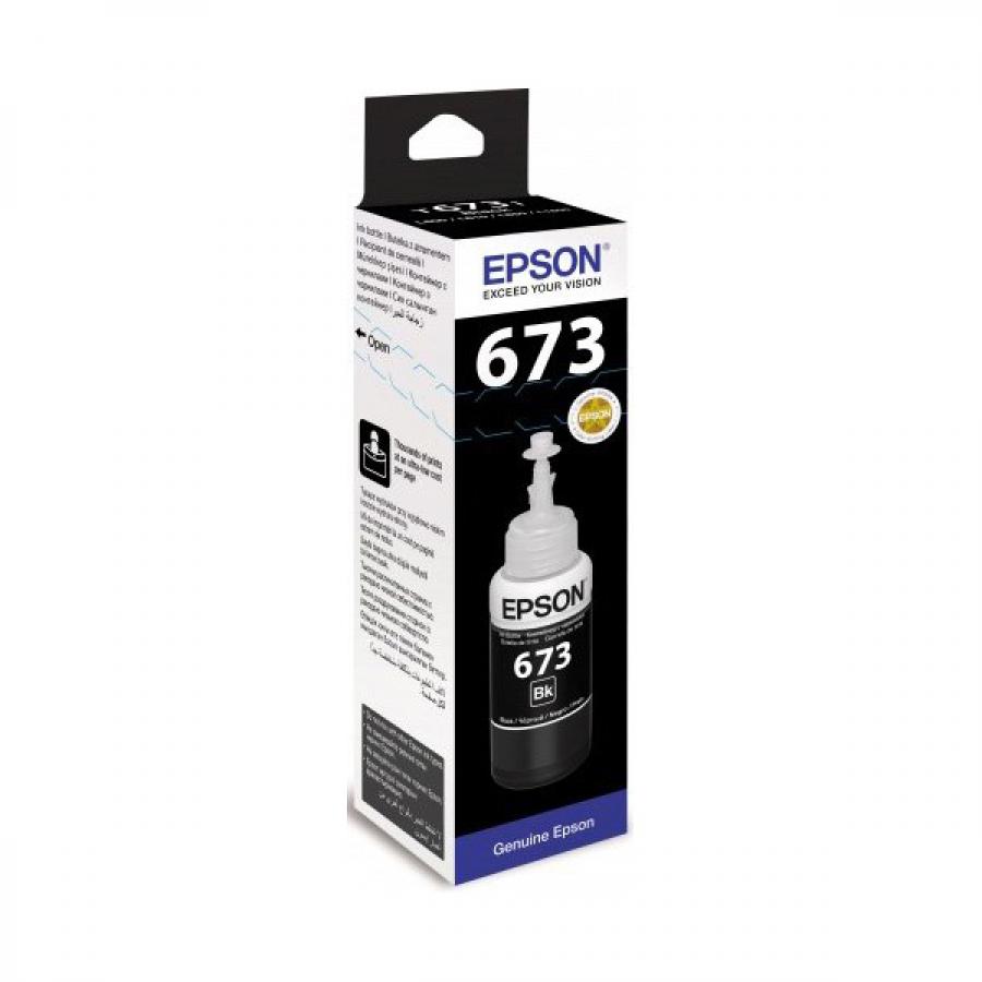 Картридж Epson T6731 (C13T67314A) для Epson L800, черный цена и фото