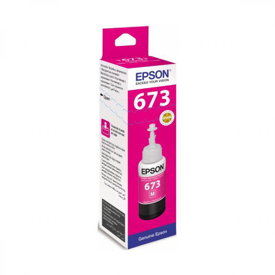 Картридж Epson T6733 (C13T67334A) для Epson L800, пурпурный