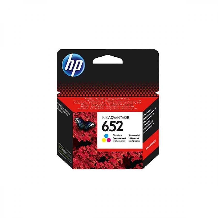 Картридж HP Ink Advantage 652 трехцветный (F6V24AE) чернила t03p14a на пигментной основе black