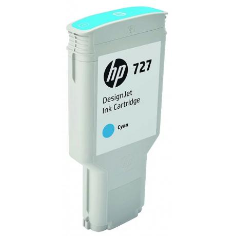 Картридж HP F9J76A для HP DJ T1500/T1530/T2500/T2530/T920/T930, голубой - фото 1