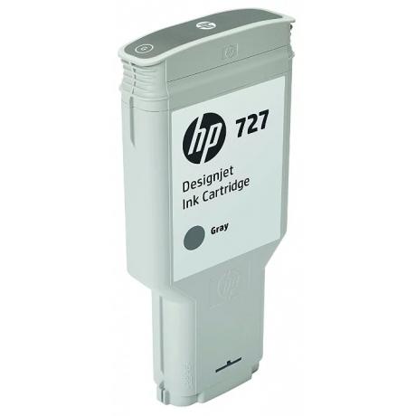 Картридж HP F9J80A для HP DJ T1500/T1530/T2500/T2530/T920/T930, серый - фото 1