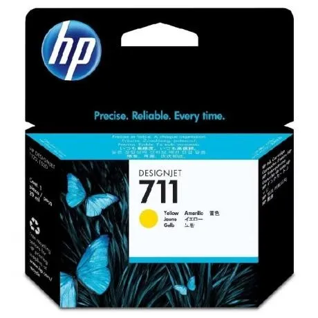 Картридж HP CZ132A для HP DJ T120/T520, желтый