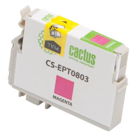 Картридж Cactus CS-EPT0803 пурпурный - фото 2