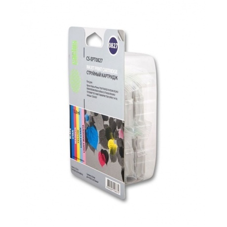 

Картридж Cactus CS-EPT0827 черный/голубой/пурпурный/желтый/светло-голубой/светло-пурпурный