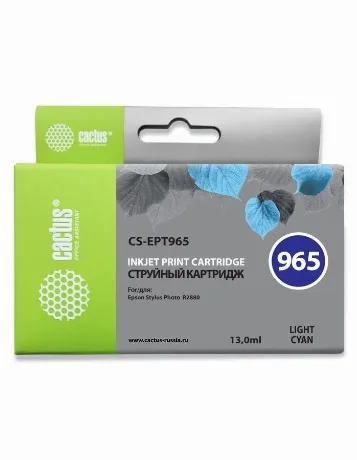 Картридж Cactus CS-EPT965 светло-голубой