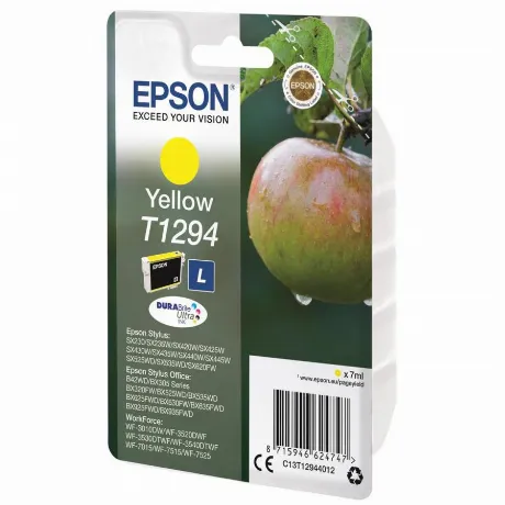Картридж Epson T1294 (C13T12944012) для Epson SX420W/BX305F, жел...