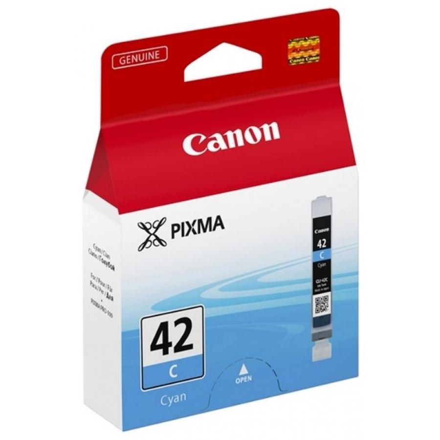 Картридж Canon CLI-42C (6385B001) для Canon PRO-100, голубой совместимый картридж ds cli 42c 6385b001 голубой