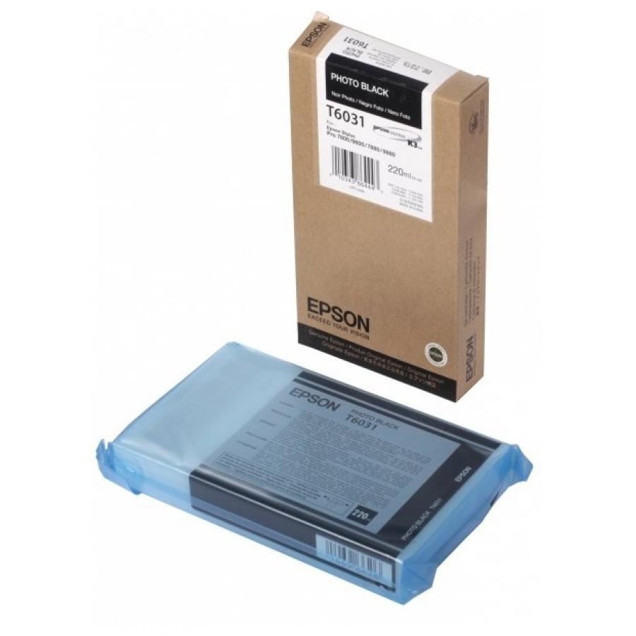 Картридж Epson T6031 (C13T603100) для Epson St Pro 7880/9880, черный картридж epson t5804 c13t580400 для epson st pro 3800 желтый