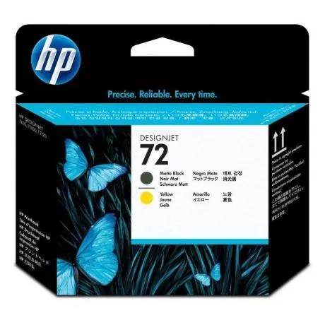 Картридж HP 72 C9384A для HP DJ T1100/T610, черный матовый/желты...