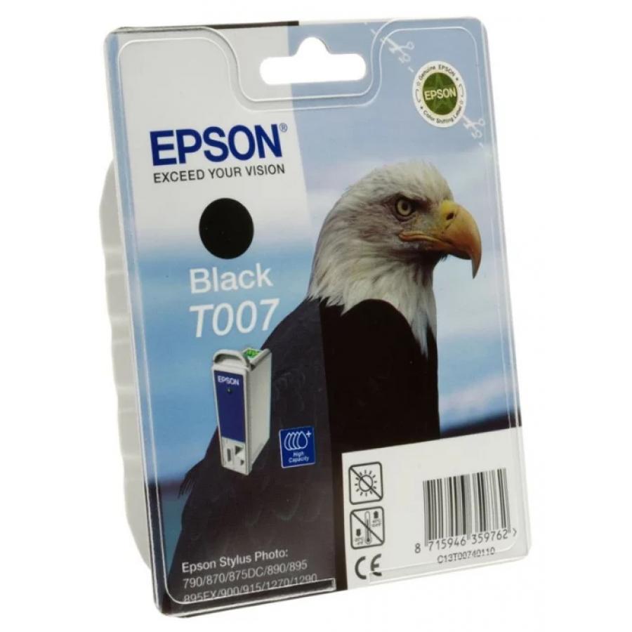 

Картридж Epson T007 (C13T00740210) для Epson St Ph 870/790/890/900/915/1270/1290, черный