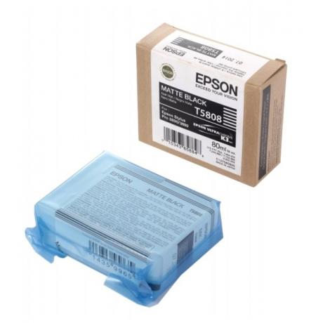 Картридж Epson T5808 (C13T580800) для Epson St Pro 3800, черный ...