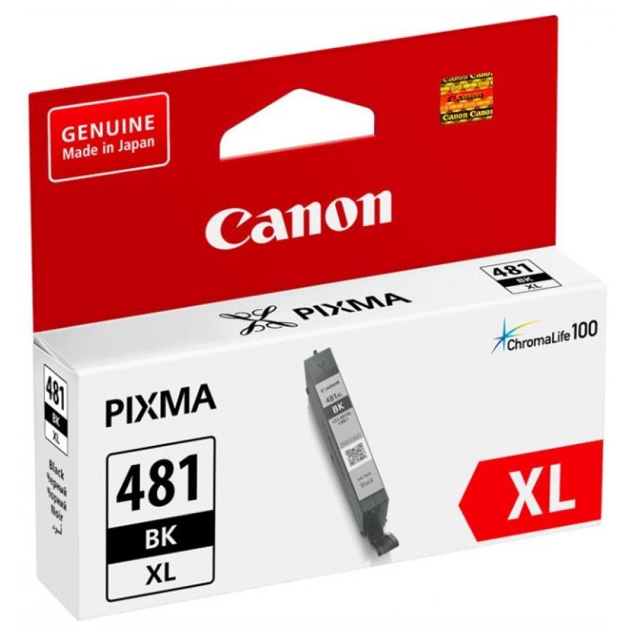 цена Картридж Canon CLI-481 BK XL (2047C001) для Canon Pixma TS6140/TS8140TS/TS9140/TR7540/TR8540, черный