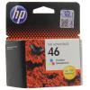 Картридж HP 46 CZ638AE для HP DJ Adv 2020hc/2520hc, трехцветный