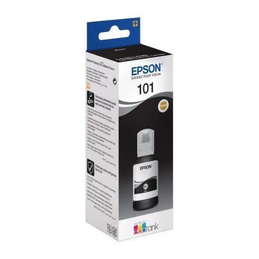 Картридж Epson L101 (C13T03V14A) для Epson L4150/L4160/L6160/L6170/L6190, черный 268 сброс чипа для epson 7 контактные и 9 контактные чернила быстрое для принтеров epson r200 r230 rx620 dx5000 r800 r1800 r2400
