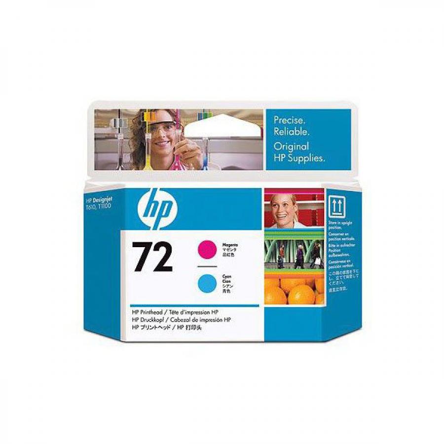 цена Картридж HP 72 C9383A для HP DJ T1100/T610, пурпурный/голубой печатающая головка