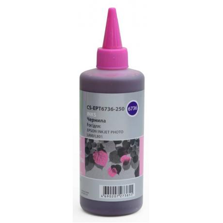 

Чернила Cactus CS-EPT6736-250 для Epson L800/L810/L850/L1800, светло-пурпурный